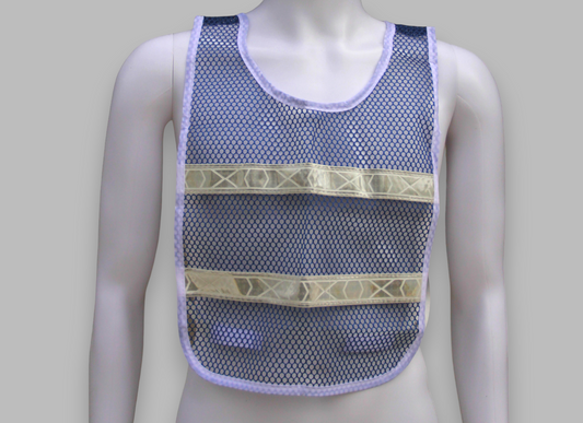 Reflective Standard Safety Vest Blue/White