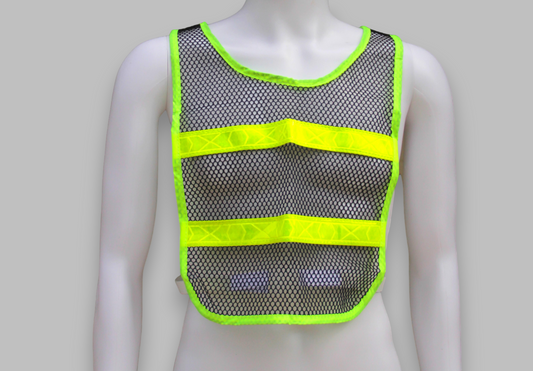 Reflective Standard Safety Vest Black/Lime