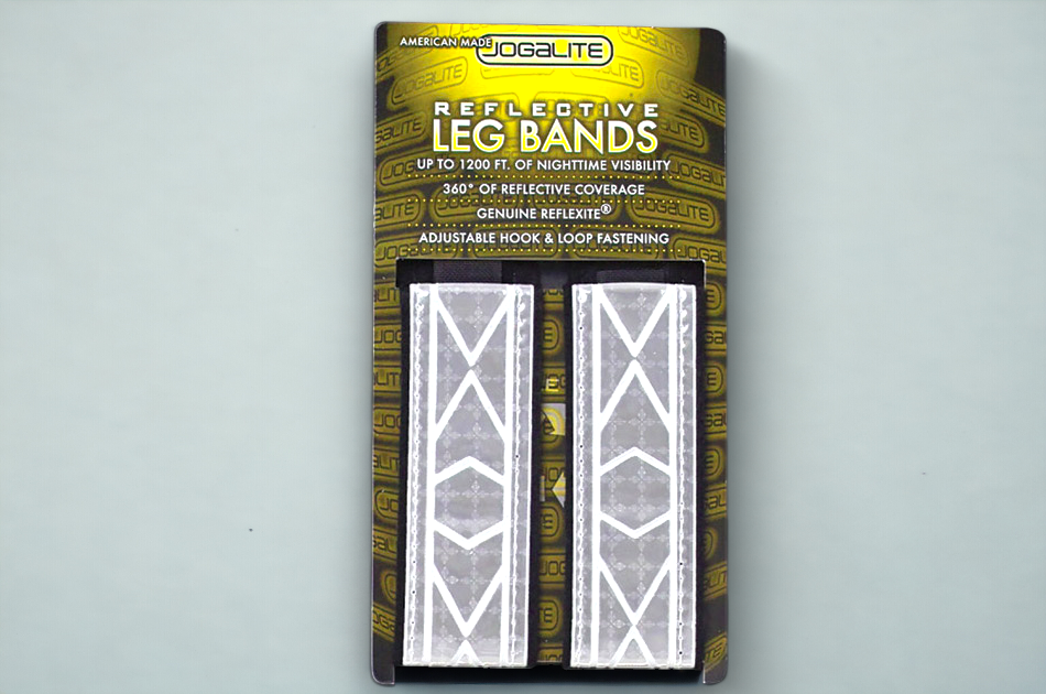 Reflective Leg Band White