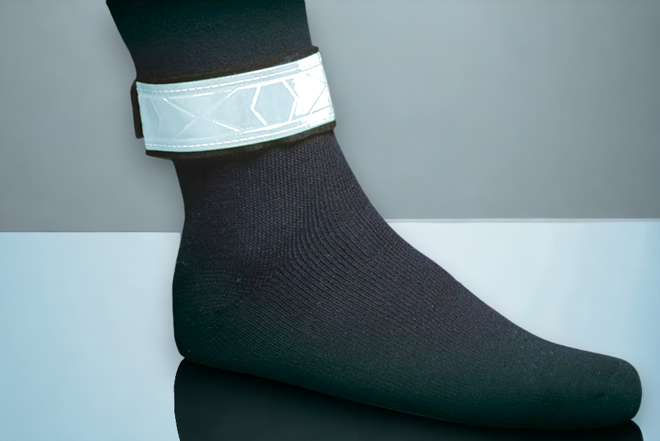Reflective Leg Band White