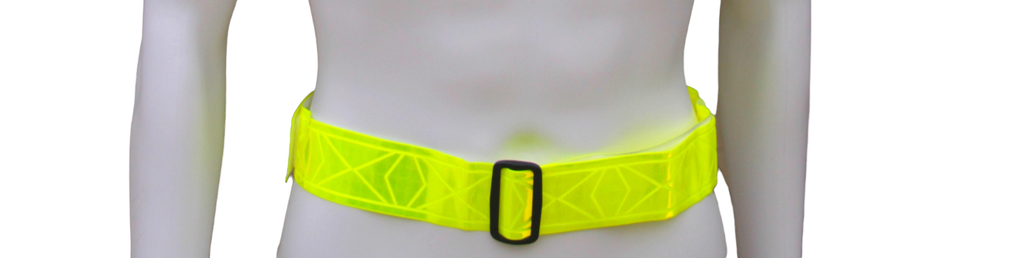 Economy Reflective Belt Lime