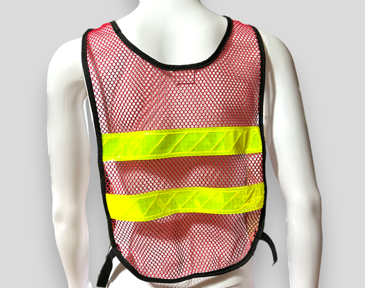 Reflective Drill Sergeant Vest Red/Lime
