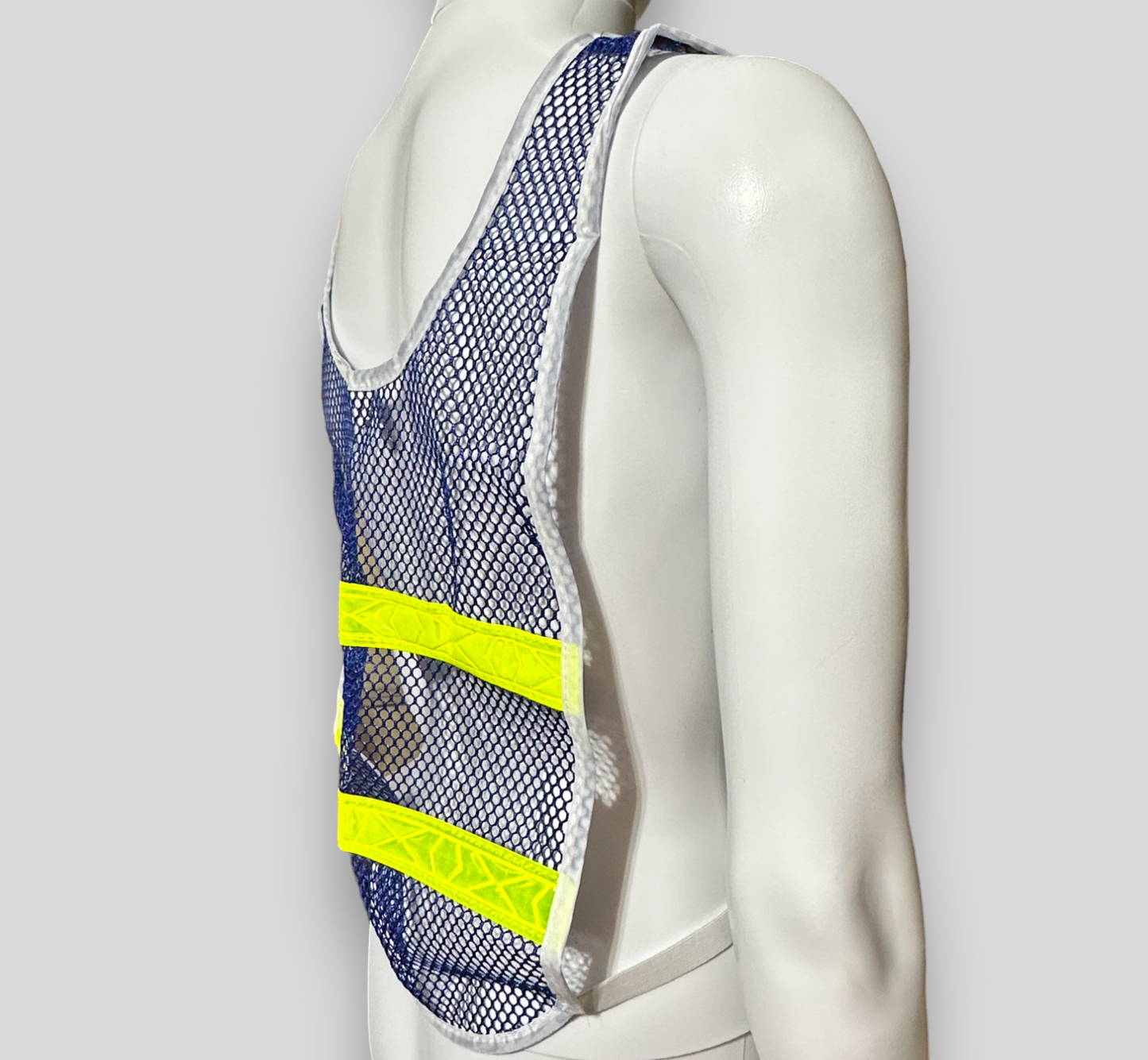 Reflective Standard Safety Vest Blue/Lime