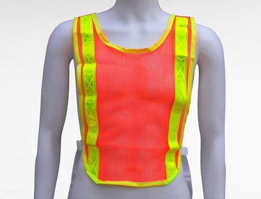 Reflective Cross Training Vest Orange/Lime