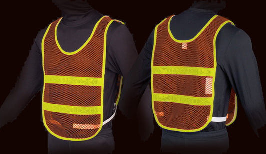 Reflective Standard Safety Vest Orange/Lime (4313)