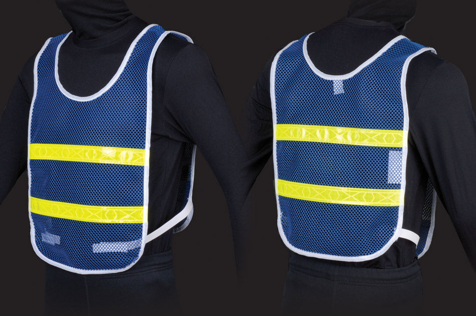 Reflective Standard Safety Vest Blue/Lime