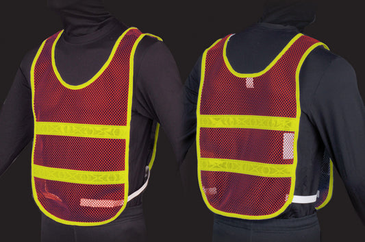 Reflective Standard Safety Vest Red/Lime (4321)