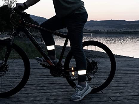 Reflective Leg Band White