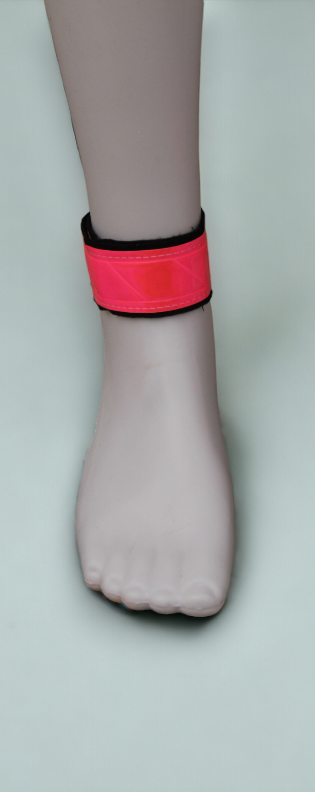 Reflective Leg Bands Pink