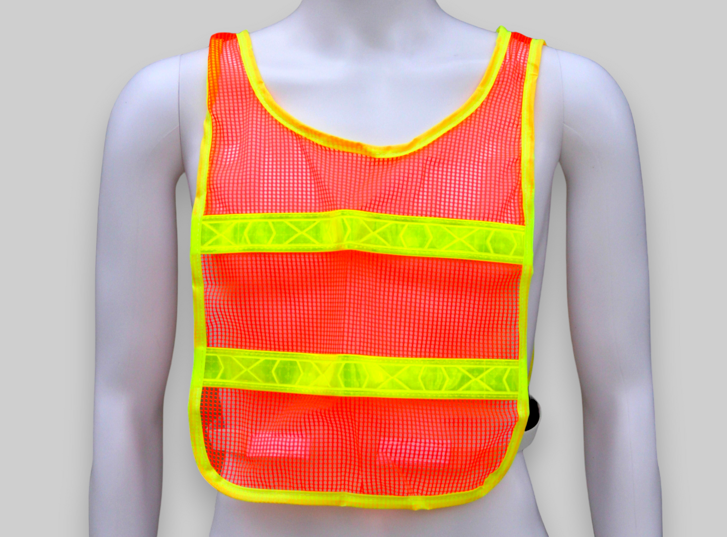 Reflective Standard Safety Vest Orange/Lime