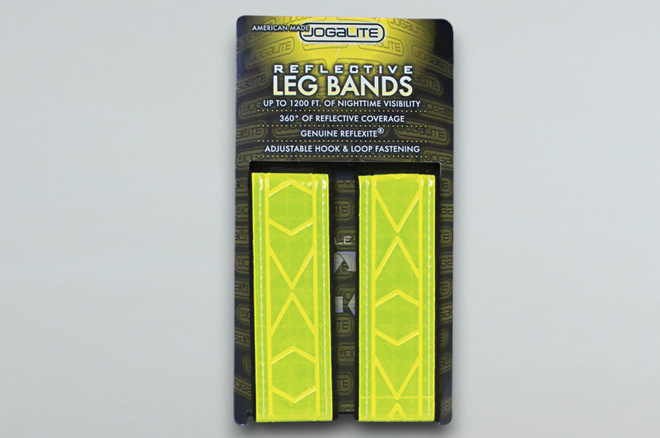 Reflective Leg Band Lime