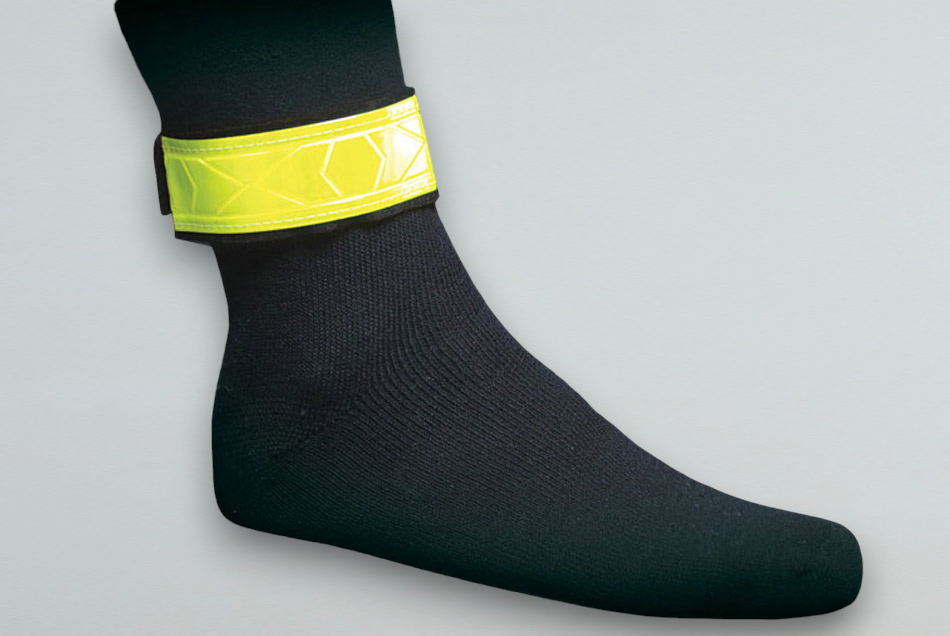 Reflective Leg Band Lime