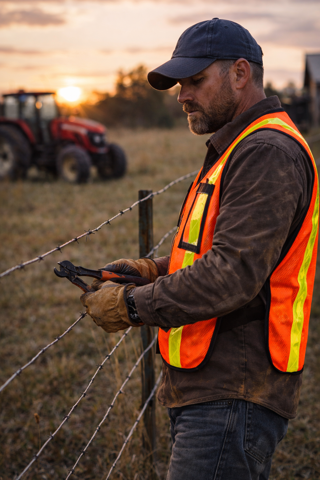 High Visibility Heavy-Duty Utility Vest