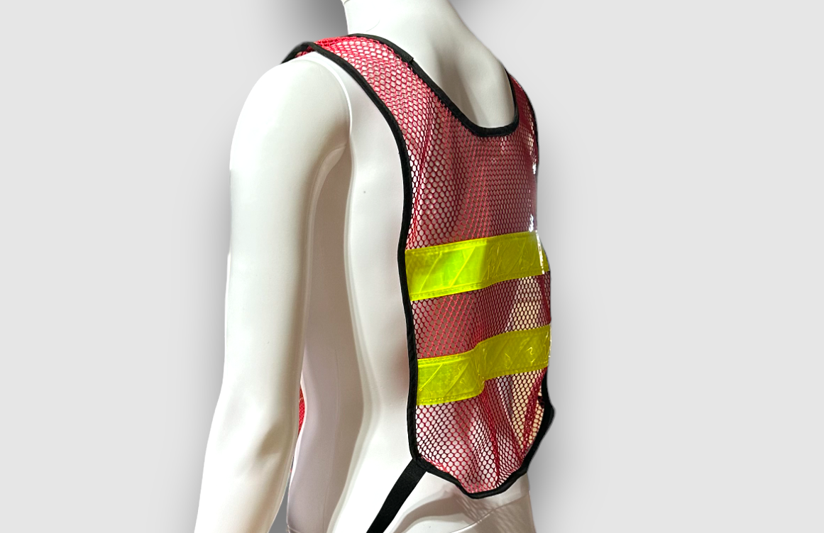 Reflective Drill Sergeant Vest Red/Lime