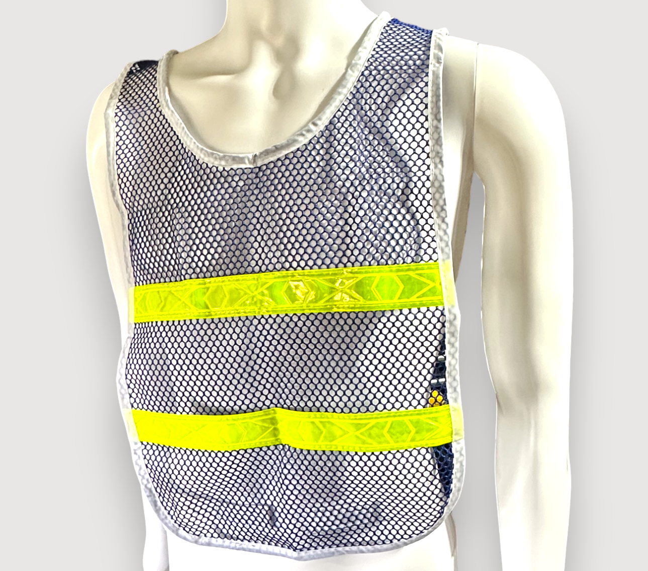 Reflective Standard Safety Vest Blue/Lime