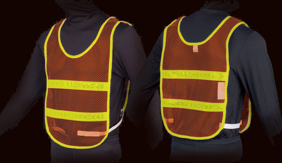 Reflective Standard Safety Vest Orange/Lime (4313)