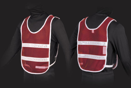 Reflective Standard Safety Vest Red/White (4328)