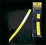 52" Reflective Sash Band Lime (4716A)