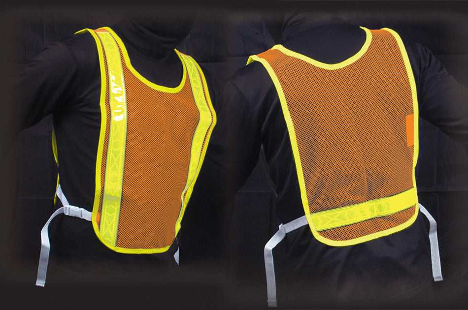 Reflective X-Training Vest Orange/Lime (8103)
