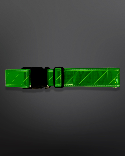 Reflective Web Belt Fluorescent Green (49099)